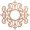 Ekena Millwork Dijon Wood Fretwork Pierced Ceiling Medallion, Cherry, 22"OD x 7 1/8"ID x 1/4"T CMWP22X22X0250DICH - alternate 1